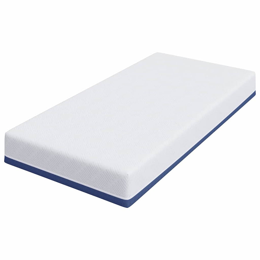 Matrassen Wit, Blauw 120 x 200 cm 100% polyester jacquard stof