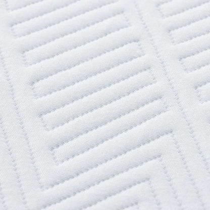 Matrassen Wit, Blauw 140 x 190 cm 100% polyester jacquard stof
