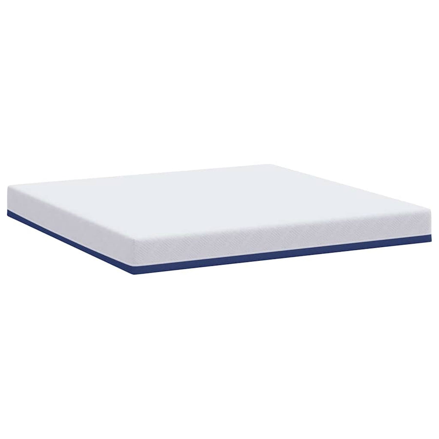 Matrassen Wit, Blauw 180 x 200 cm 100% polyester jacquard stof