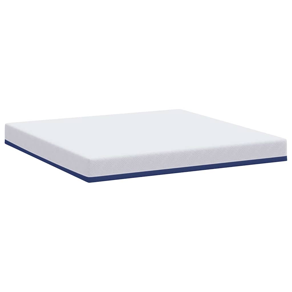 Matrassen Wit, Blauw 200 x 200 cm 100% polyester jacquard stof