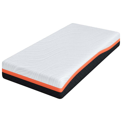 Matrassen Wit, Grijs 80 x 160 cm 100% polyester jacquard stof