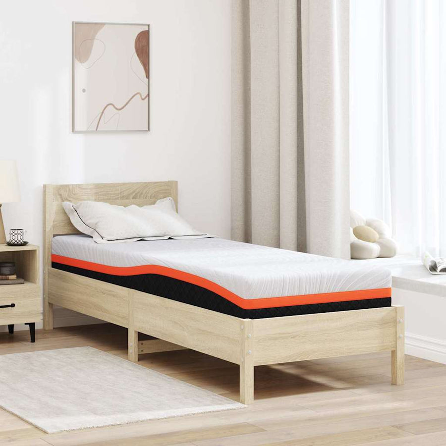 Matrassen Wit, Grijs 80 x 200 cm 100% polyester jacquard stof