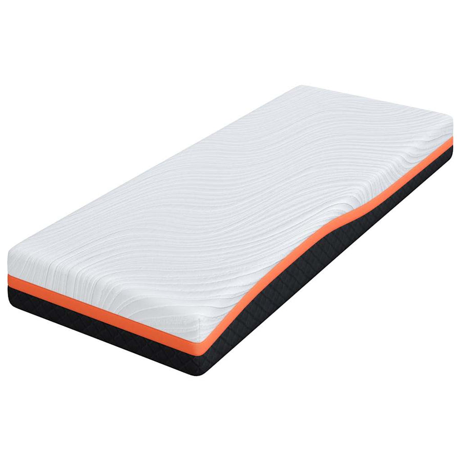 Matrassen Wit, Grijs 80 x 200 cm 100% polyester jacquard stof