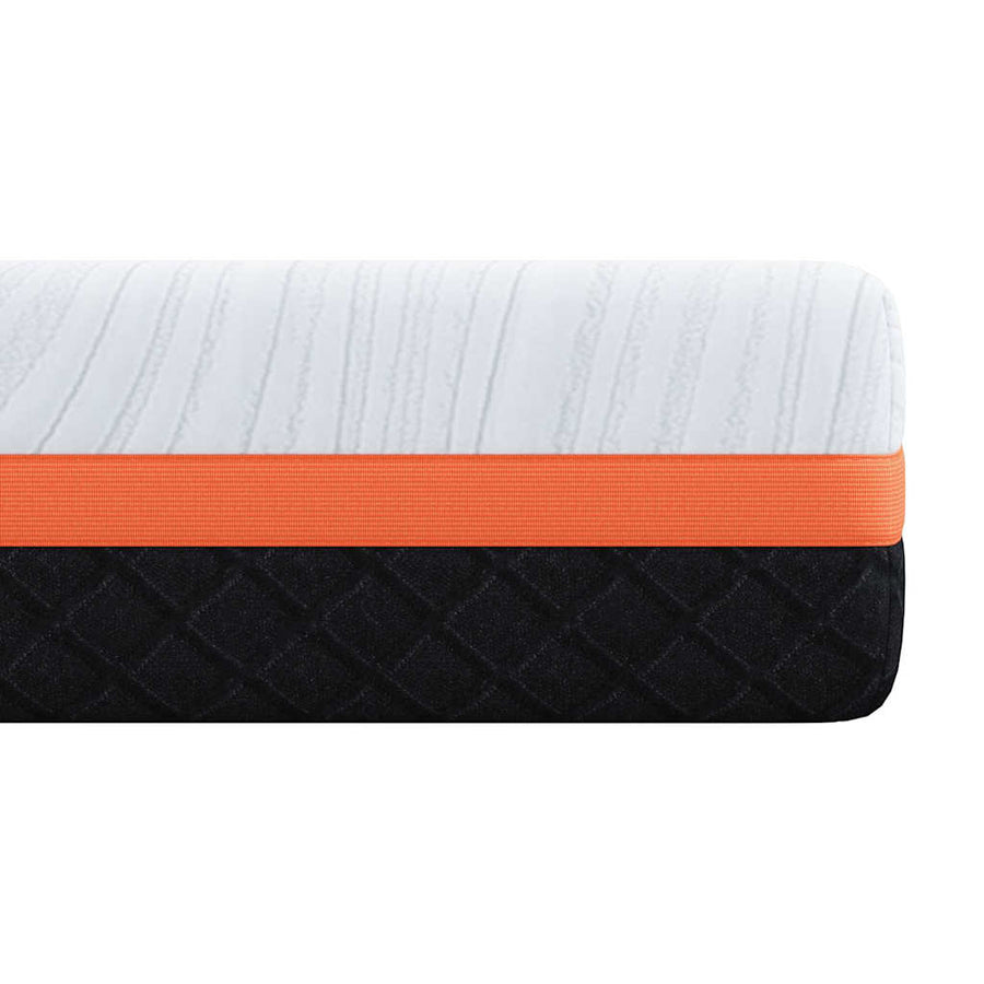 Matrassen Wit, Grijs 80 x 200 cm 100% polyester jacquard stof