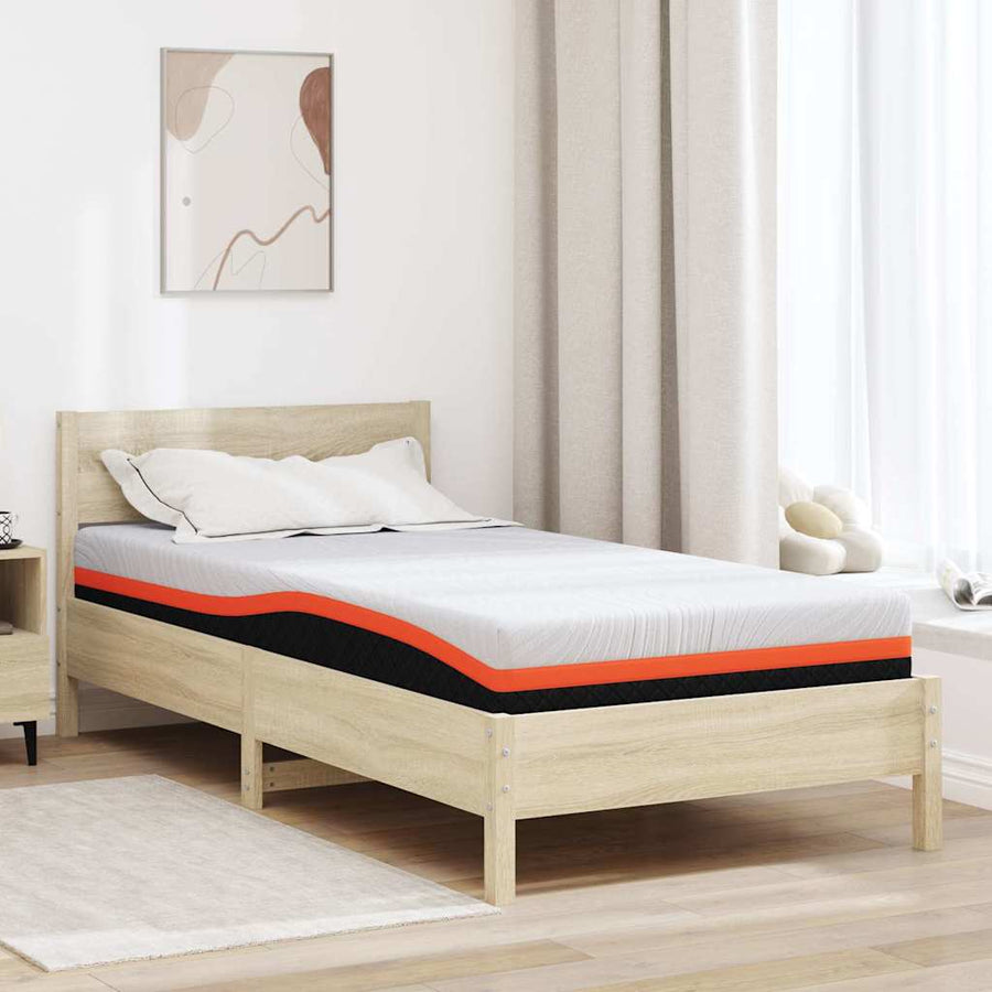 Matrassen Wit, Grijs 90 x 200 cm 100% polyester jacquard stof