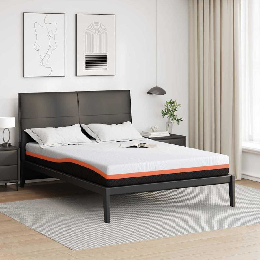 Matrassen Wit, Grijs 140 x 190 cm 100% polyester jacquard stof