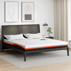 Matras 180x200 cm jacquard stof wit grijs