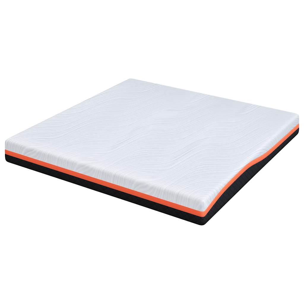 Matrassen Wit, Grijs 180 x 200 cm 100% polyester jacquard stof