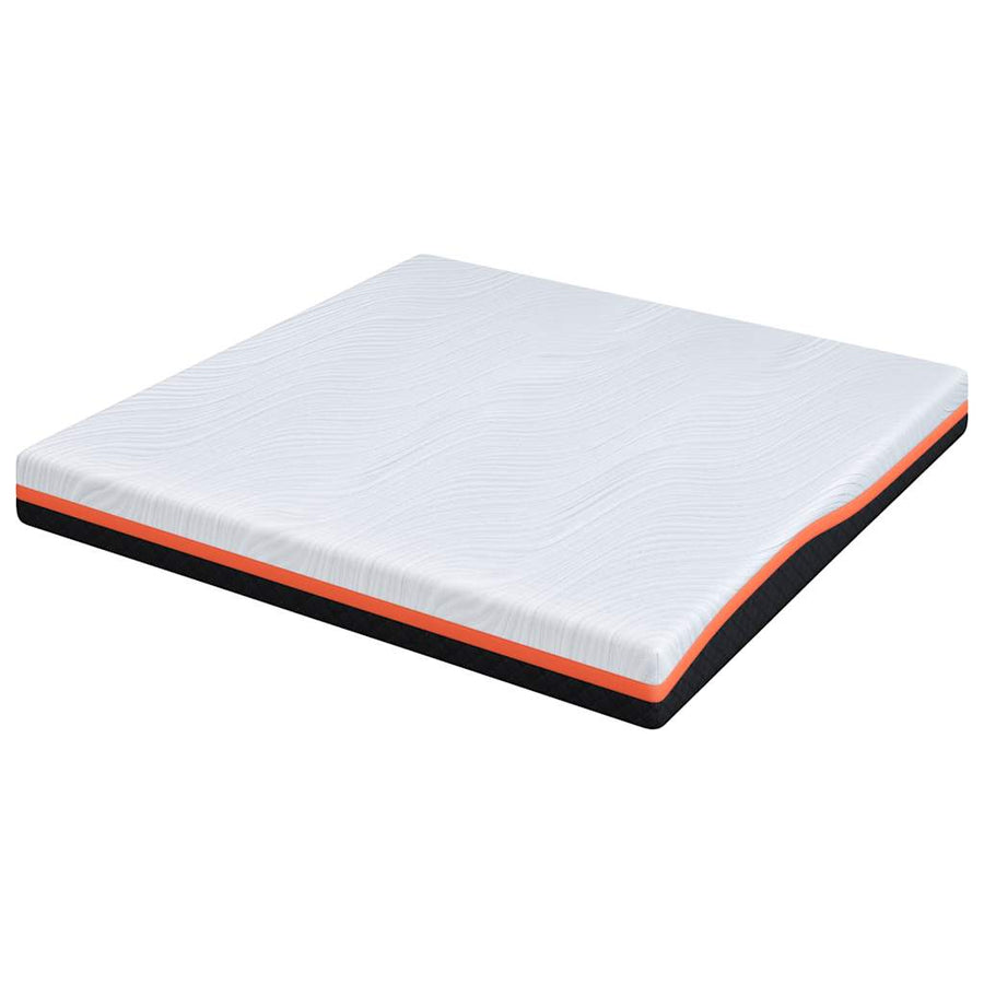 Matrassen Wit, Grijs 180 x 200 cm 100% polyester jacquard stof