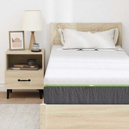 Matrassen Wit, Grijs 80 x 200 cm 100% polyester jacquard stof
