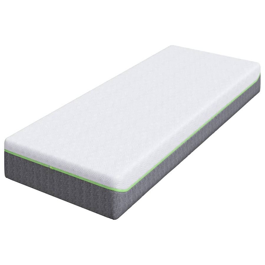 Matrassen Wit, Grijs 80 x 200 cm 100% polyester jacquard stof