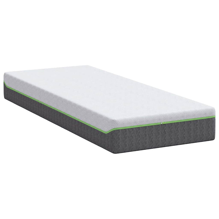Matrassen Wit, Grijs 80 x 200 cm 100% polyester jacquard stof