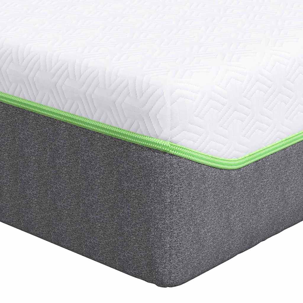 Matrassen Wit, Grijs 90 x 190 cm 100% polyester jacquard stof