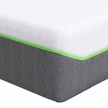Matrassen Wit, Grijs 90 x 190 cm 100% polyester jacquard stof