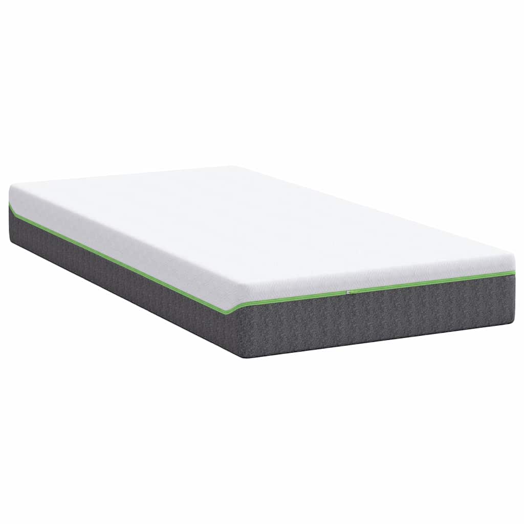 Matrassen Wit, Grijs 90 x 200 cm 100% polyester jacquard stof