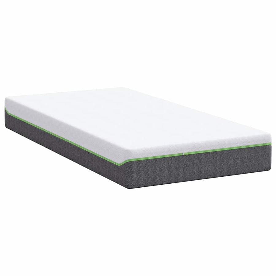 Matrassen Wit, Grijs 90 x 200 cm 100% polyester jacquard stof