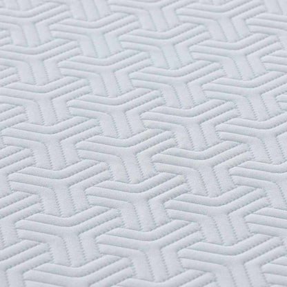 Matrassen Wit, Grijs 120 x 200 cm 100% polyester jacquard stof