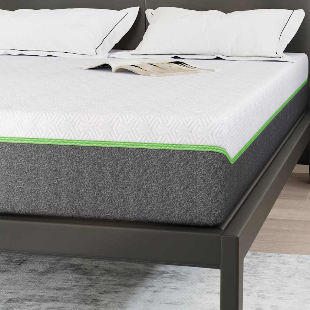 Matrassen Wit, Grijs 140 x 190 cm 100% polyester jacquard stof
