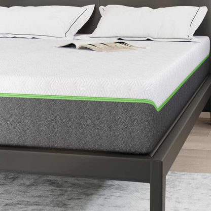 Matrassen Wit, Grijs 140 x 190 cm 100% polyester jacquard stof