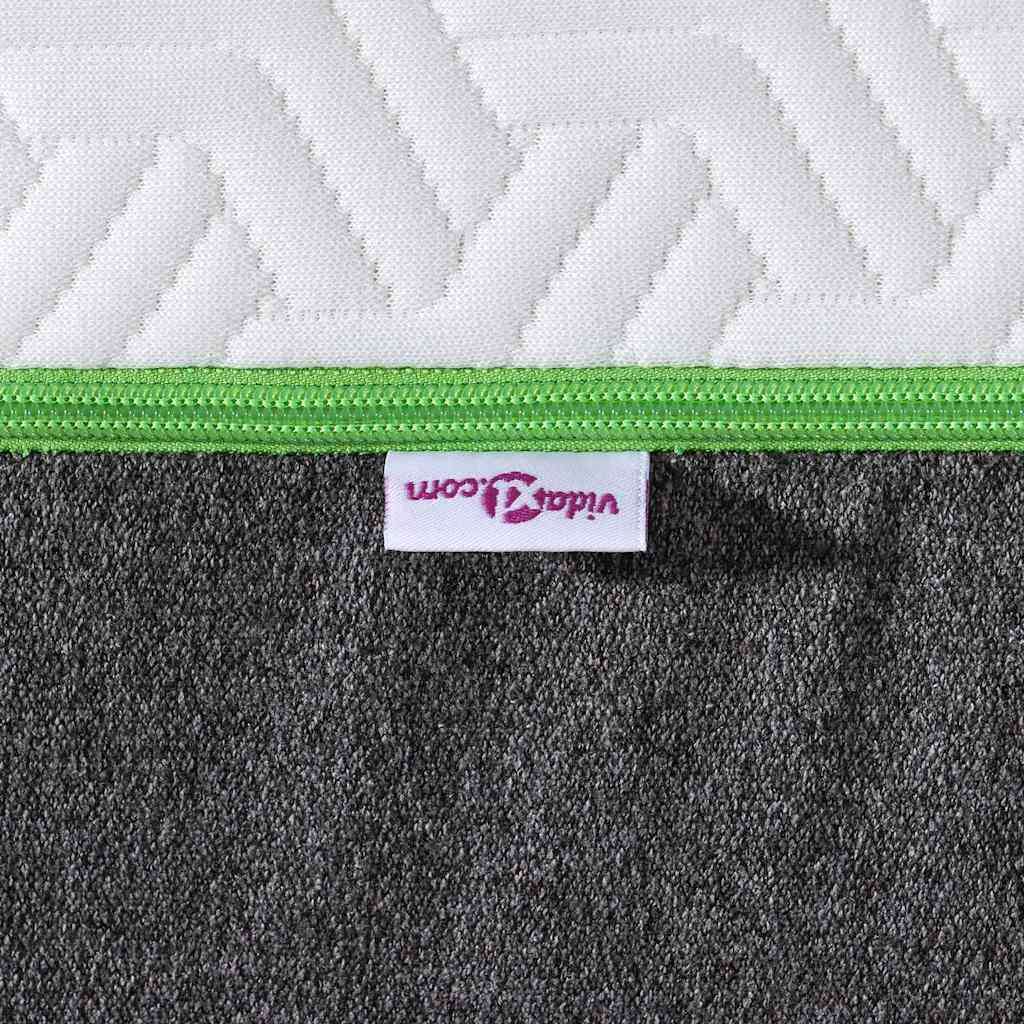 Matrassen Wit, Grijs 140 x 200 cm 100% polyester jacquard stof