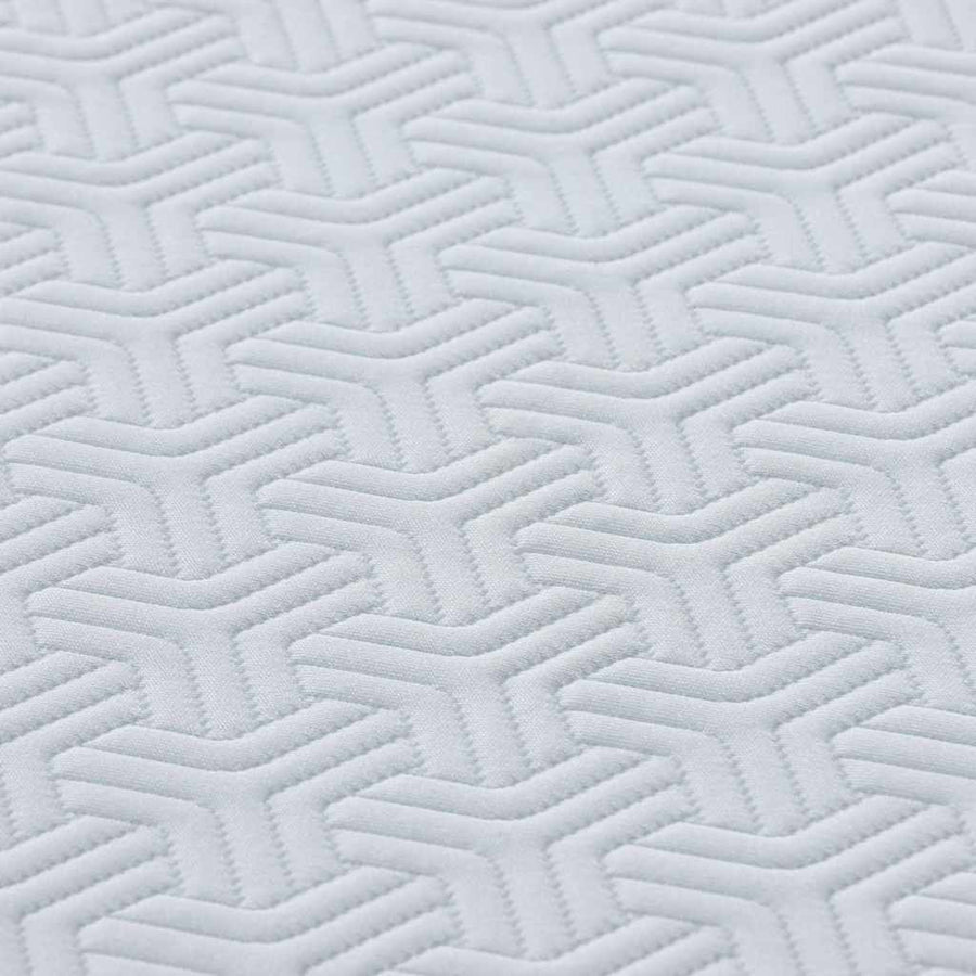 Matrassen Wit, Grijs 140 x 200 cm 100% polyester jacquard stof