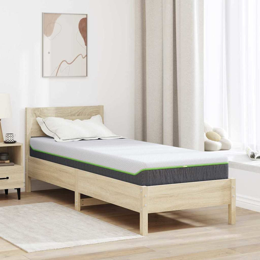 Matrassen Wit, Grijs 70 x 200 cm 100% polyester jacquard stof