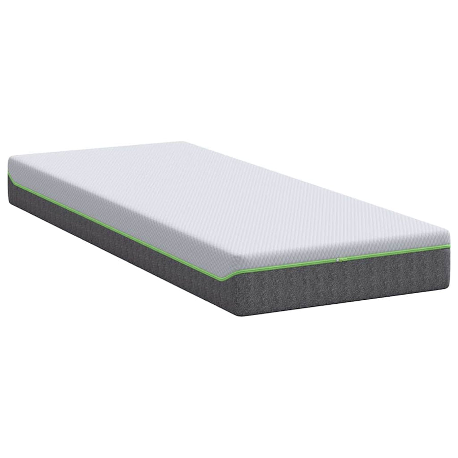 Matrassen Wit, Grijs 80 x 200 cm 100% polyester jacquard stof
