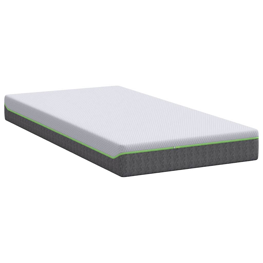 Matrassen Wit, Grijs 90 x 190 cm 100% polyester jacquard stof