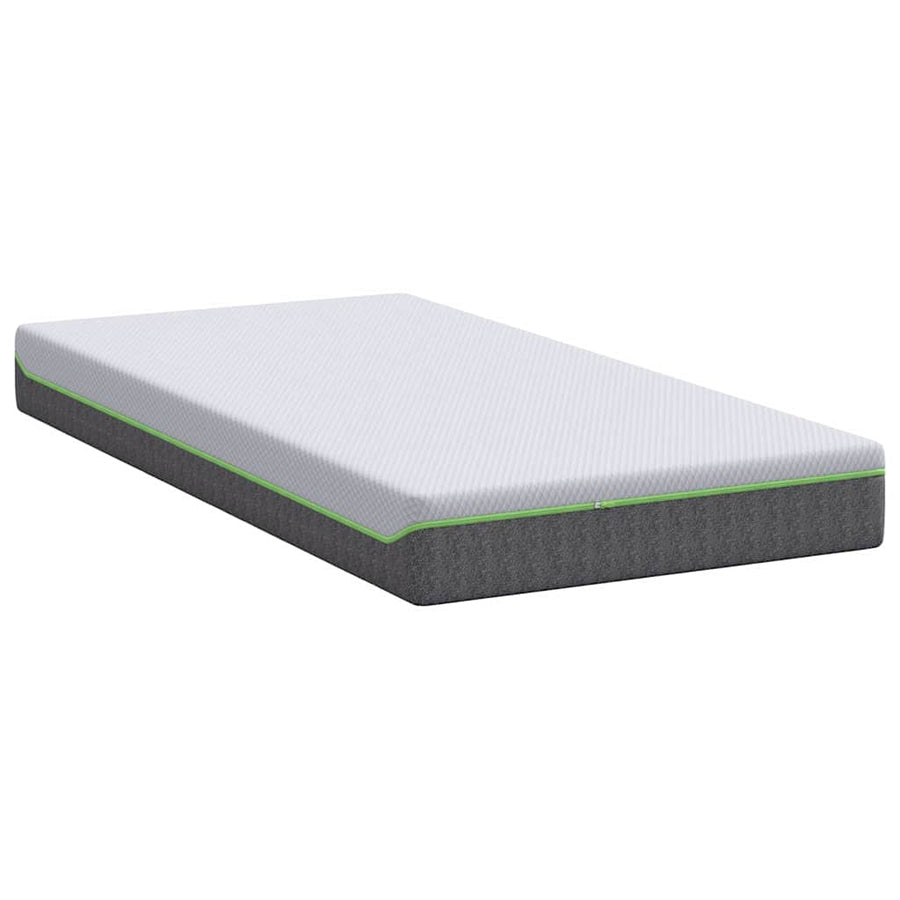Matrassen Wit, Grijs 90 x 190 cm 100% polyester jacquard stof