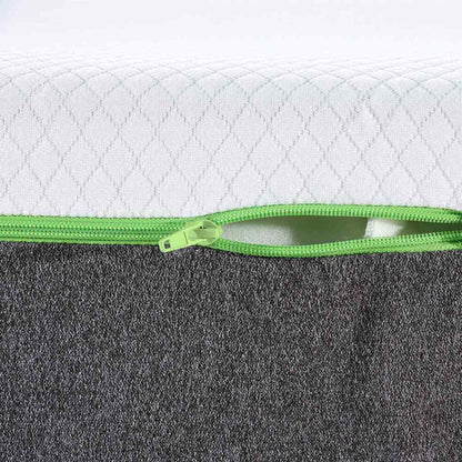 Matrassen Wit, Grijs 90 x 200 cm 100% polyester jacquard stof
