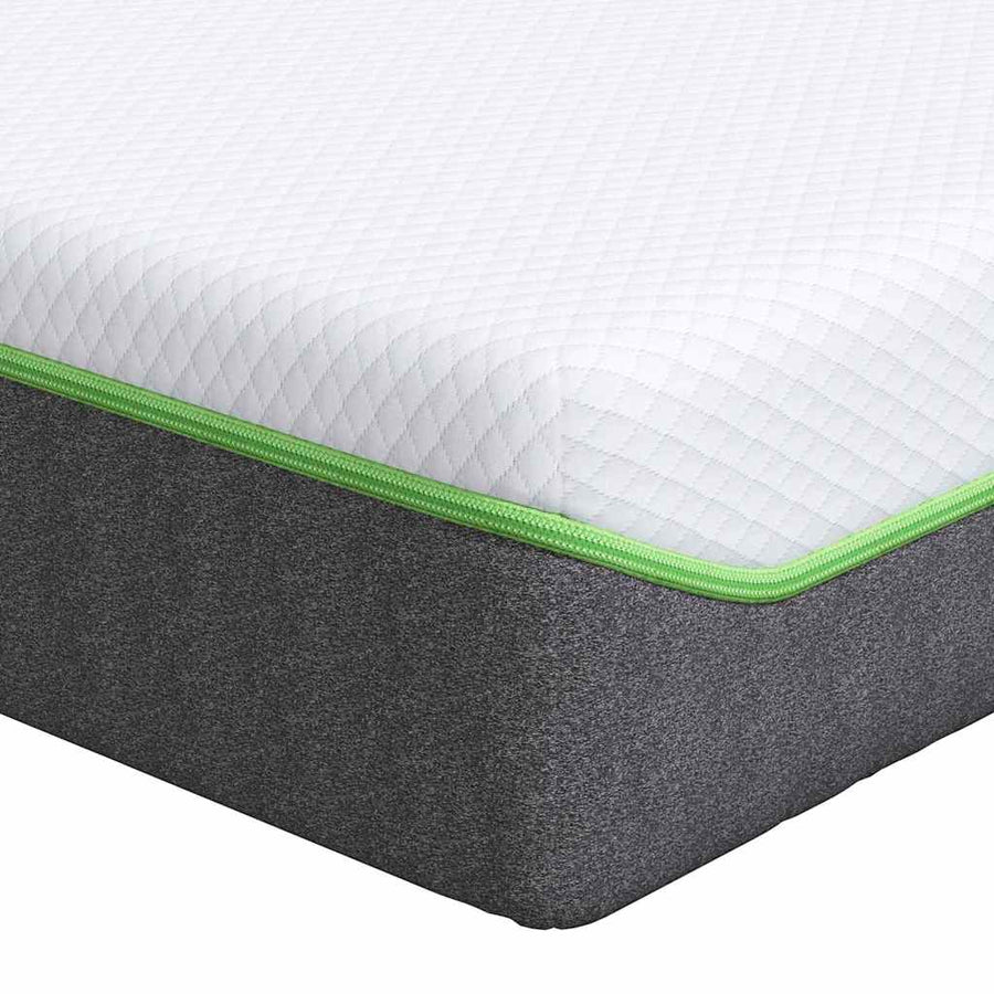 Matrassen Wit, Grijs 140 x 200 cm 100% polyester jacquard stof