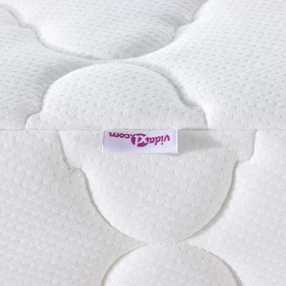 Matras Met Kokoslaag Wit 160 X 80 Cm Pu Schuim