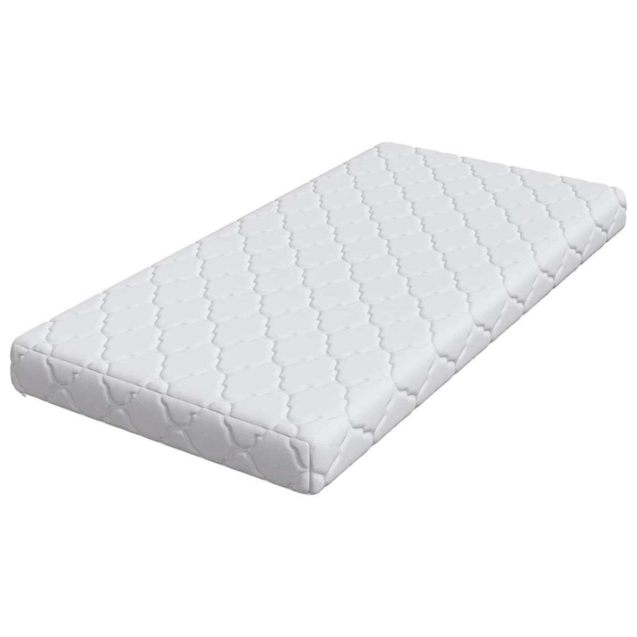 Matras Met Kokoslaag Wit 160 X 80 Cm Pu Schuim