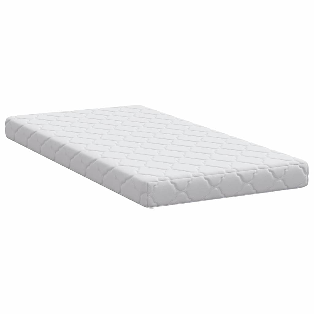 Matras Met Kokoslaag Wit 160 X 80 Cm Pu Schuim