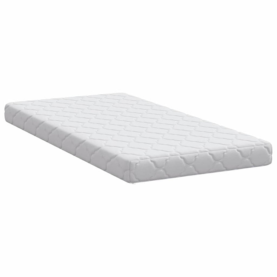 Matras Met Kokoslaag Wit 160 X 80 Cm Pu Schuim