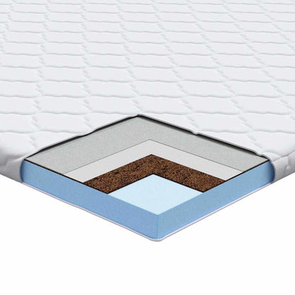 Matraspads Wit 140 x 190 cm Niet-plakkende polyester