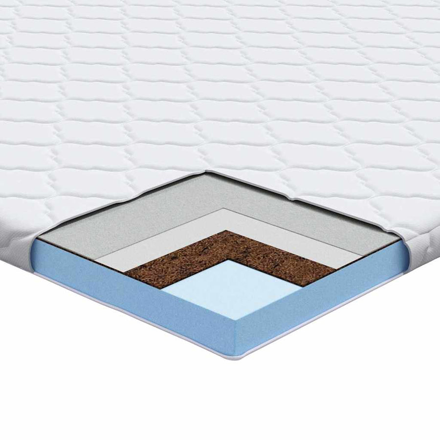 Matraspads Wit 140 x 190 cm Niet-plakkende polyester