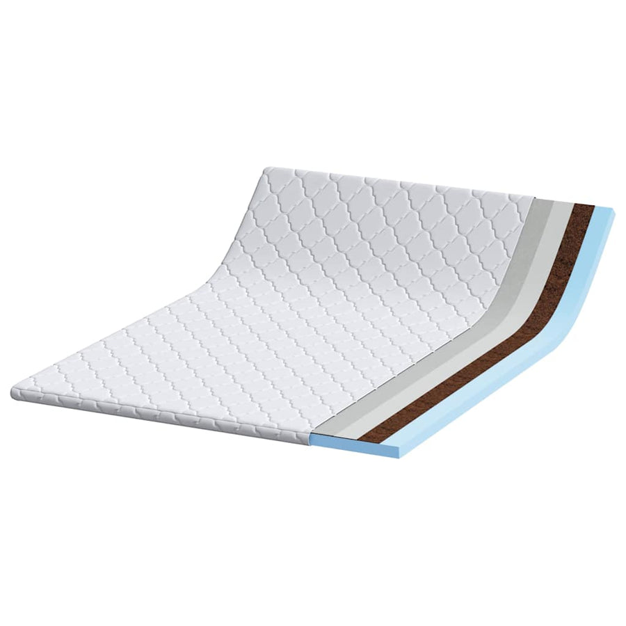 Matraspads Wit 140 x 200 cm Niet-plakkende polyester