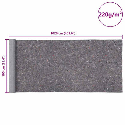 Schildersvlies anti-slip 1020 m 220 g/m² grijs