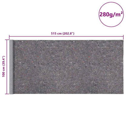 Antislip schildersvlies 515 cm 280 g/m² grijs