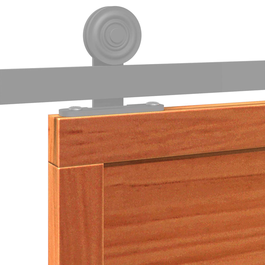 Schuifdeur Wasbruin 90 x 208 cm Massief grenenhout