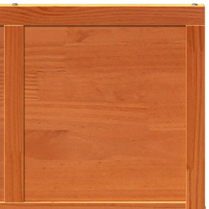 Schuifdeur Wasbruin 80 x 208 cm Massief grenenhout