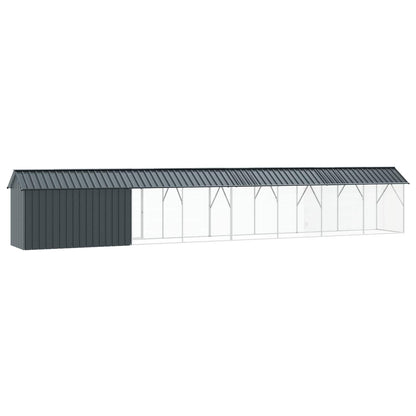 Vogelkooi Antraciet 844 X 103 X 142 Cm Gegalvaniseerd Staal 112 x 838 x 141 cm