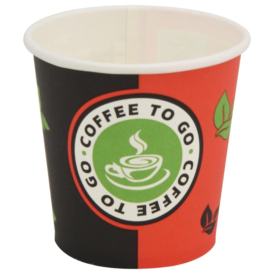 Papieren Koffiekopjes Met Deksel 1000 St 4Oz 120 ml