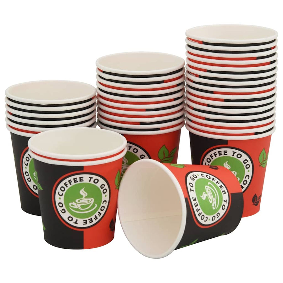Papieren Koffiekopjes Met Deksel 1000 St 4Oz 120 ml