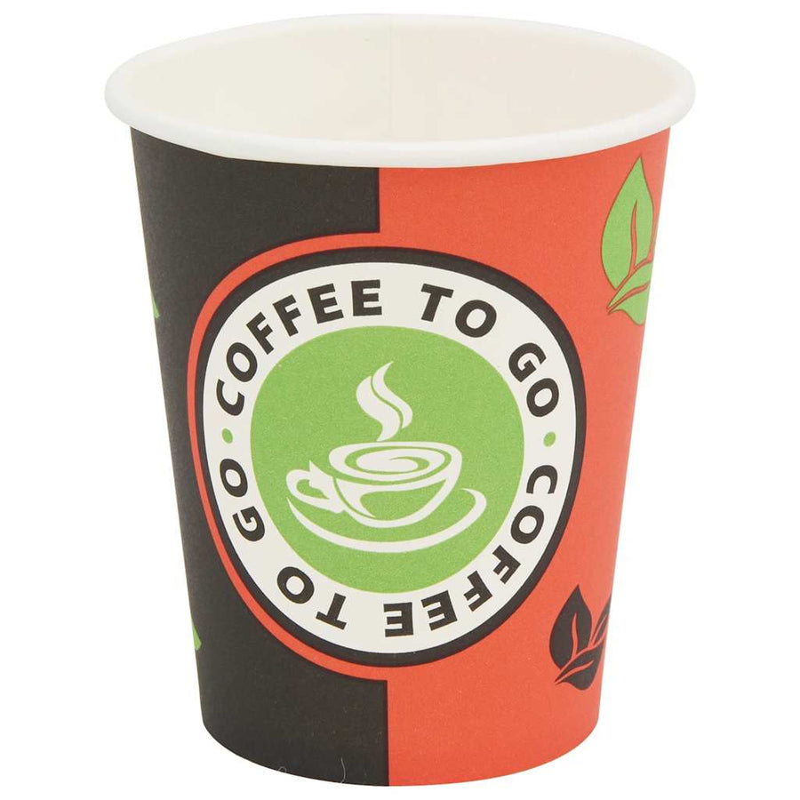 Papieren koffiekopjes met deksel 1000 st 8oz 240 ml