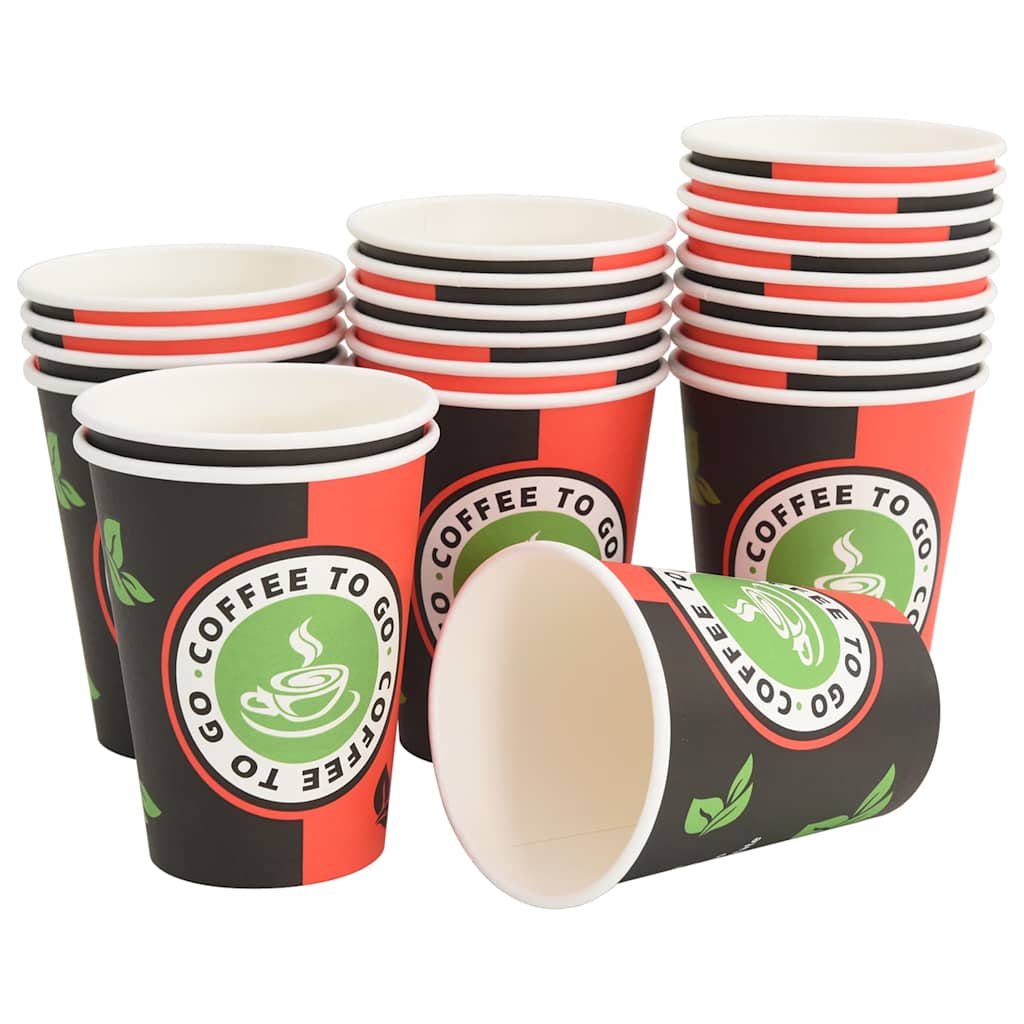 Papieren koffiekopjes met deksel 1000 st 4oz 100 ml