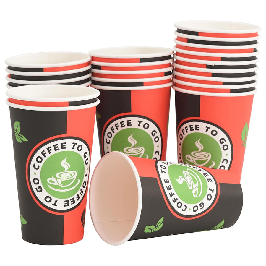 Papieren koffiekopjes met deksel 1000 st 16oz 400 ml