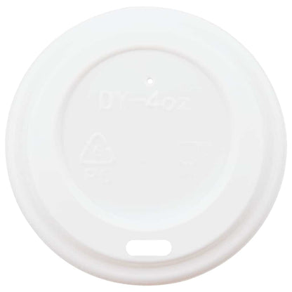 Papieren Koffiekopjes Met Deksel 1000 St 4Oz 100 ml