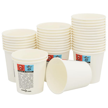 Papieren Koffiekopjes Met Deksel 1000 St 4Oz 100 ml